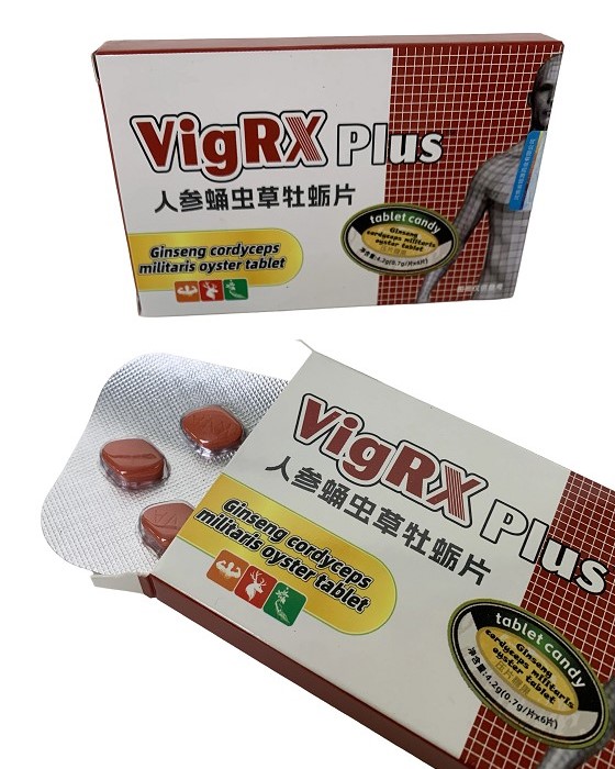 (image for) VigRX Plus Ginseng Cordyceps Oyster Tablets